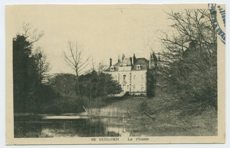Carte postale ancienne 18 Guignen  Le Plessis.