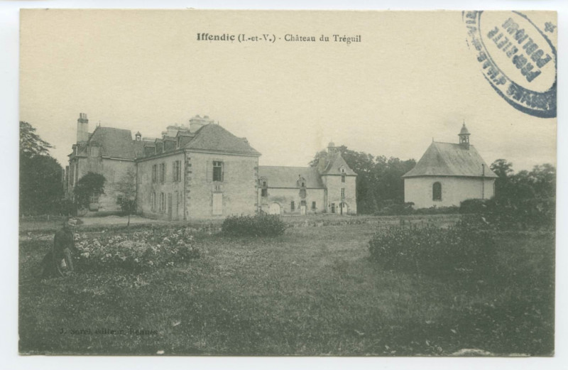 Carte postale ancienne Iffendic (I.-et-V.) - Château du Tréguil.