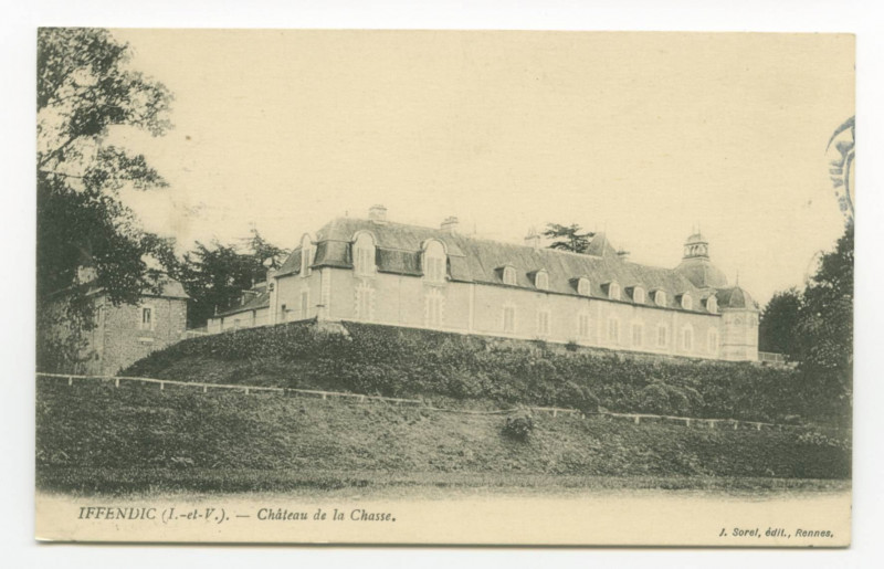 Carte postale ancienne Iffendic (I.-et-V.). - Château de la Chasse.