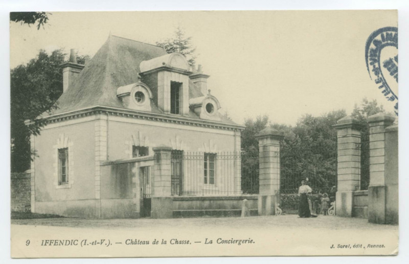 Carte postale ancienne 9 Iffendic (I.-et-V.). - Château de la Chasse.