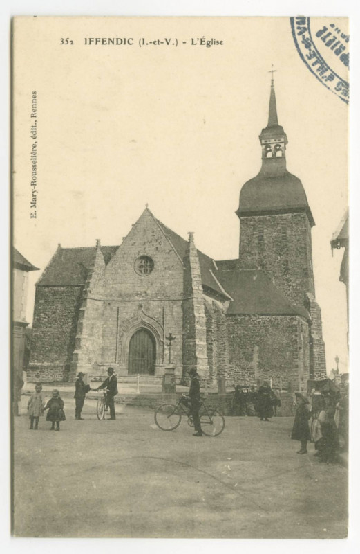 Carte postale ancienne 352 Iffendic (I.-et-V.) - L'Eglise.