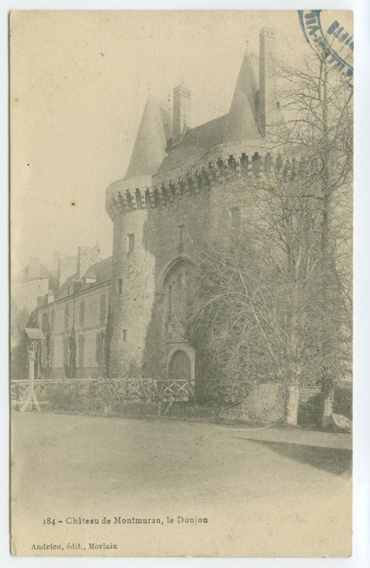 Carte postale ancienne 184 - Château de Montmuran, le Donjon.