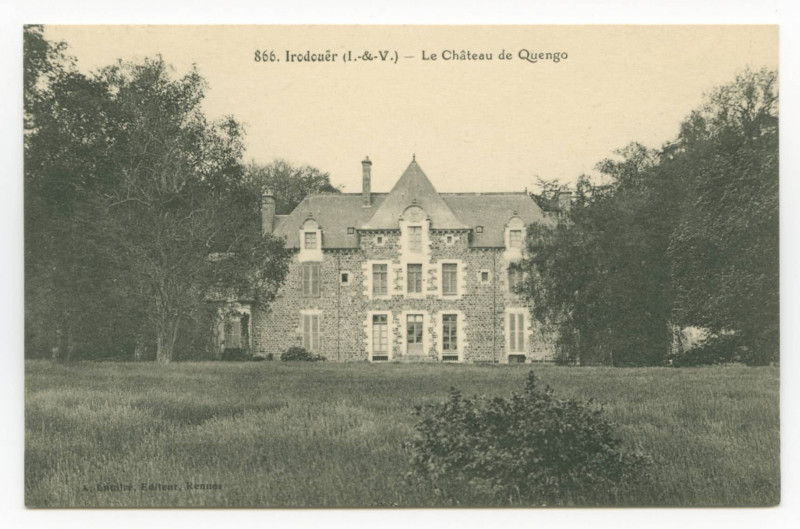 Carte postale ancienne 866. Irodouër (I.-&-V.) - Le Château de Quengo.