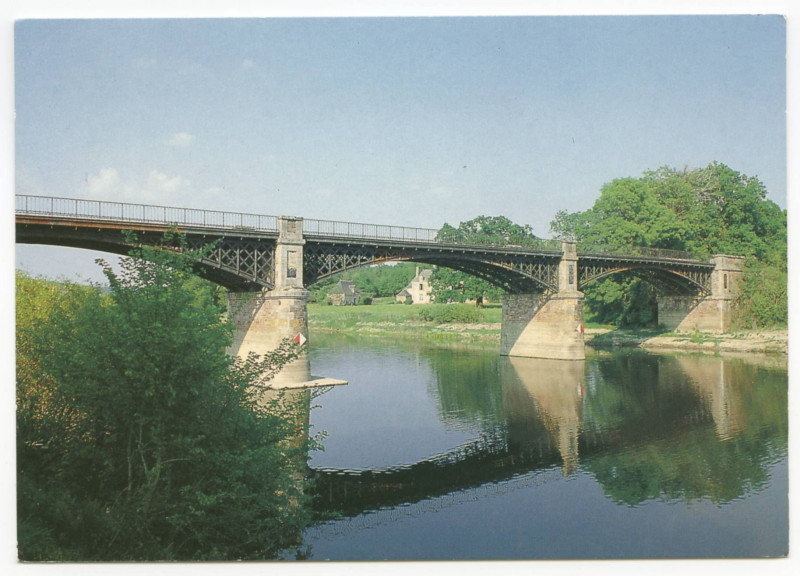 Carte postale ancienne Langon (I.-et-V.), Le Pont-de-Roche.