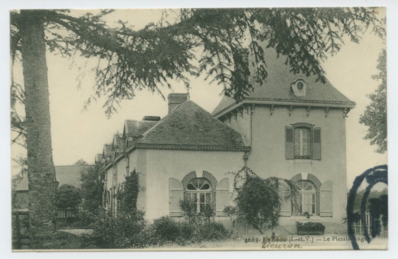 Carte postale ancienne 4685. Lohéac (I.-et-V.) _ Le Plessis-Angers.