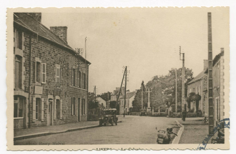 Carte postale ancienne Liffre _ Le Calvaire.
