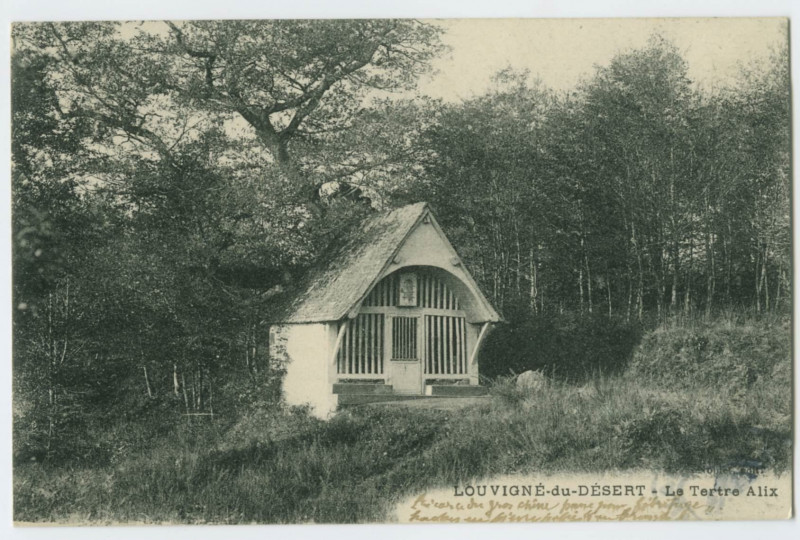 Carte postale ancienne Louvigne-du-Desert - Le Tertre Alix.