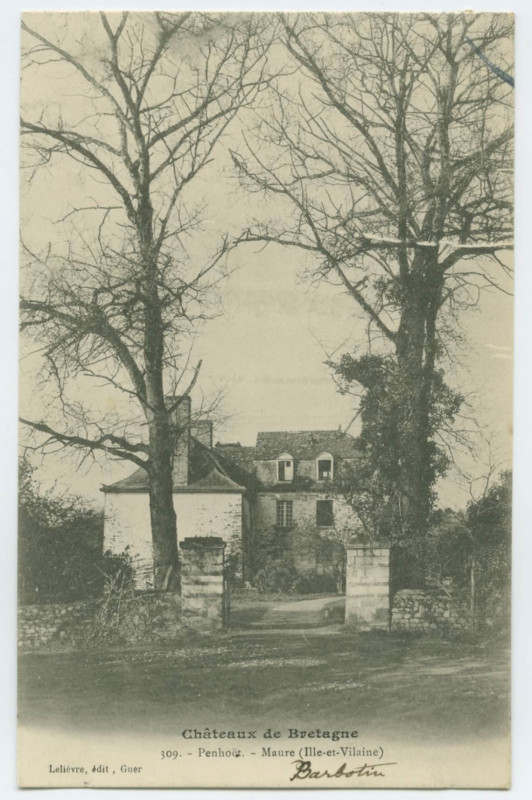 Carte postale ancienne 309. - Penhoët. - Maure (Ille-et-Vilaine).
