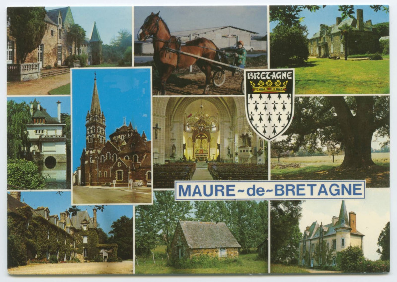 Carte postale ancienne Maure-de-Bretagne.