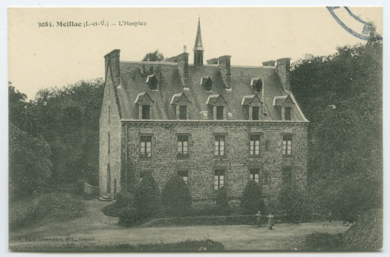 Carte postale ancienne 3085. Meillac (I.-et-V.) _ L'Hospice.