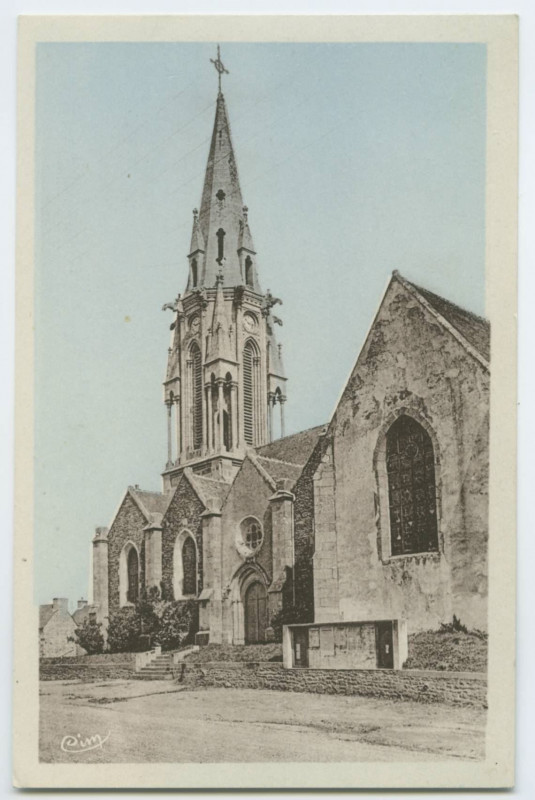 Carte postale ancienne 1 - Meillac (I.-et-V.) _ L'Eglise.