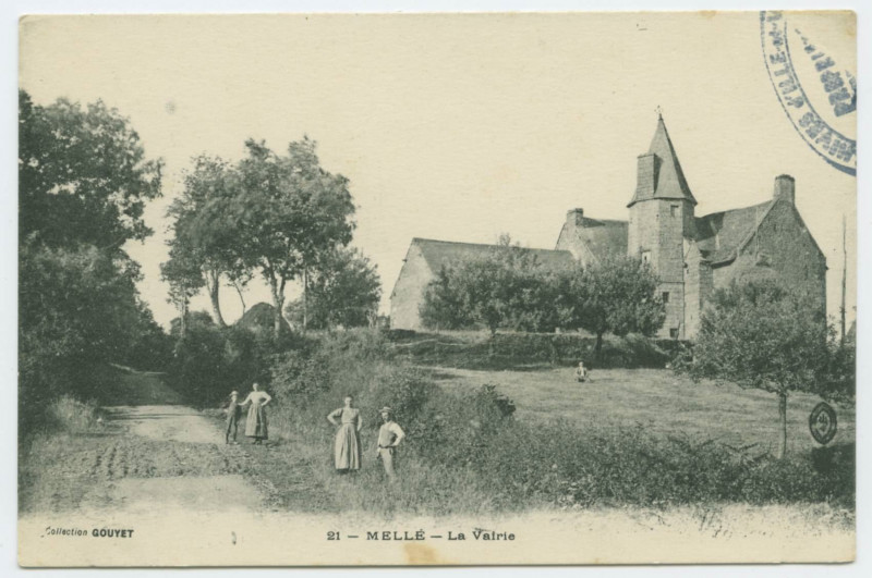 Carte postale ancienne 21 _MELLE_La Vairie