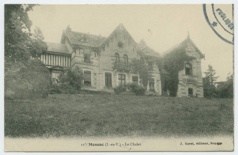 Carte postale ancienne Ii- Messac (I.-et-V) - Le chalet
