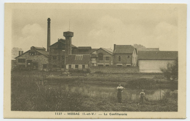 Carte postale ancienne 1137 - Messac (I.-et-V.) _La confiturerie