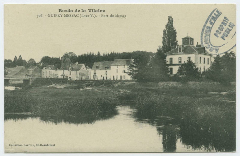 Carte postale ancienne 706. - Guipry Messac (I.-et-V.). -Port de Messac