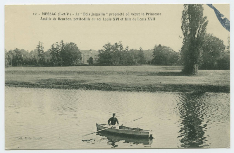 Carte postale ancienne 12- Messac (I.-et-V.)- Le Bois Jaquelin.