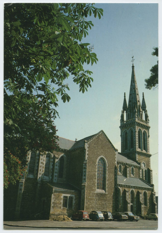 Carte postale ancienne 1 - Mezieres-sur-Couesnon (Ille-et-Vilaine) L'église