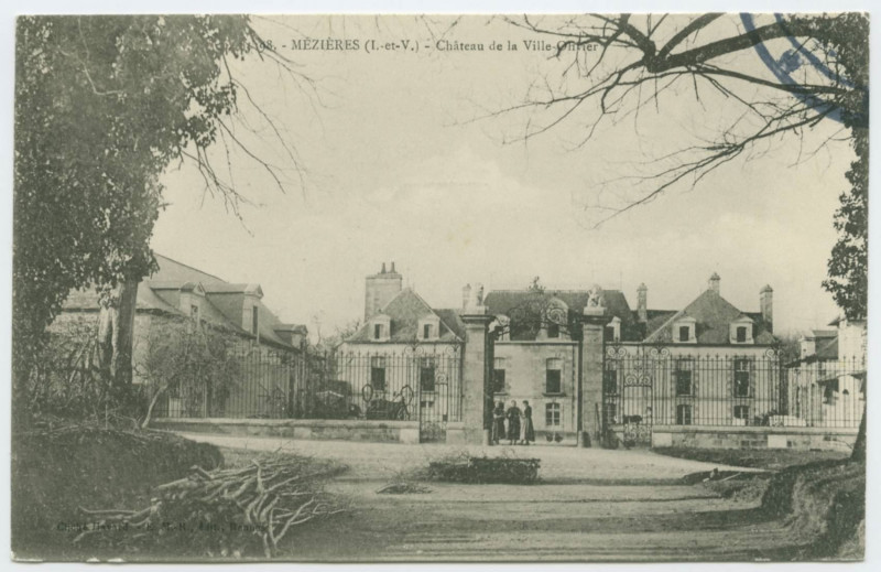 Carte postale ancienne 98 -Mezieres (I.-et-V.) - Château de la Ville-Olivier