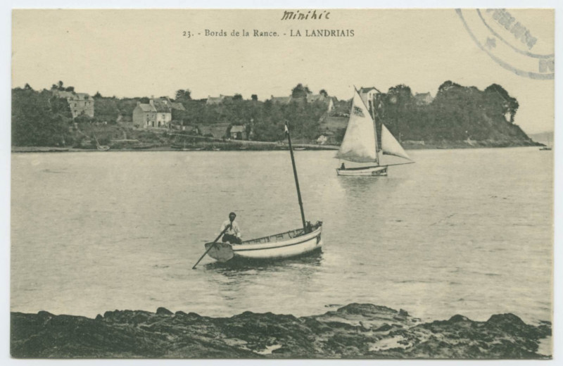 Carte postale ancienne 23. - Bords de la Rance - La Landriais