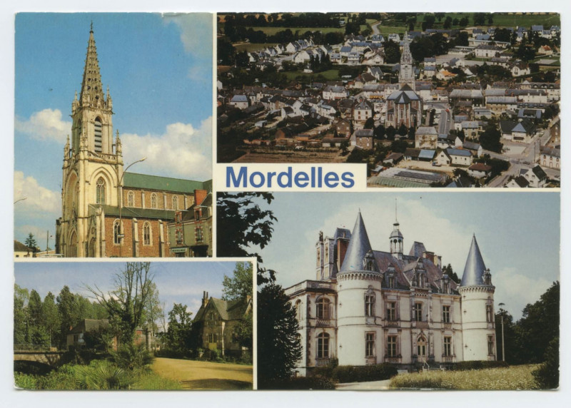 Carte postale ancienne Mordelles.