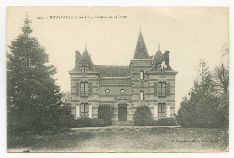 Carte postale ancienne 2279. - Nouvoitou (I.-et-V.). - Château de la Porte