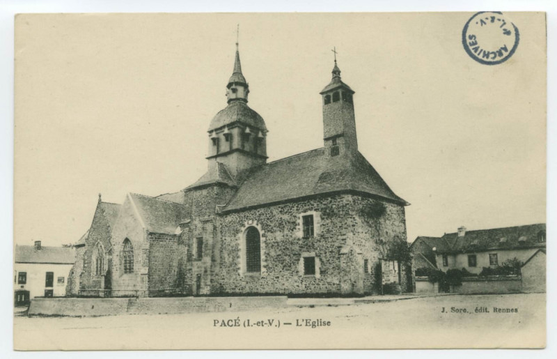 Carte postale ancienne Pace (I.-et-V.) - L'Eglise.