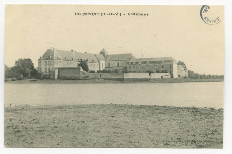 Carte postale ancienne Paimpont (Il.-et-V.) - L'Abbaye.