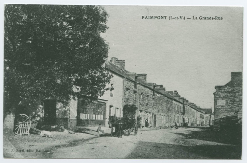 Carte postale ancienne 273  Forêt de Paimpont (I.-et-V.) - La Cantine des Forges.