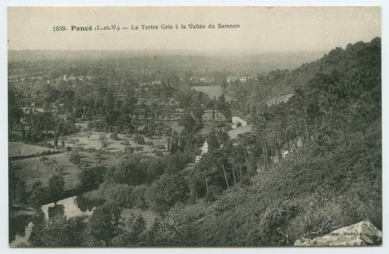 Carte postale ancienne 1639. Pancé (I.-et-V.) - Le Tertre Gris à la Vallée du Semnon.
