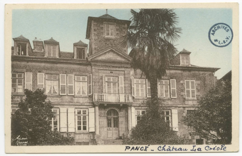 Carte postale ancienne Pance - Château La Créole.