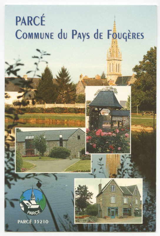 Carte postale ancienne Parce. Commune du Pays de Fougères.  Parce 35200.