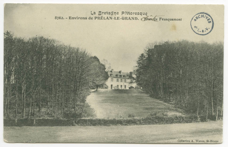 Carte postale ancienne 8762. - Environs de Prelan-Le-Grand. Château de Franquemont.