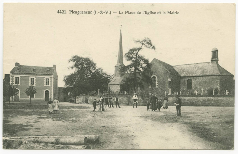 Carte postale ancienne Pleugueneuc (I.-et-V.)