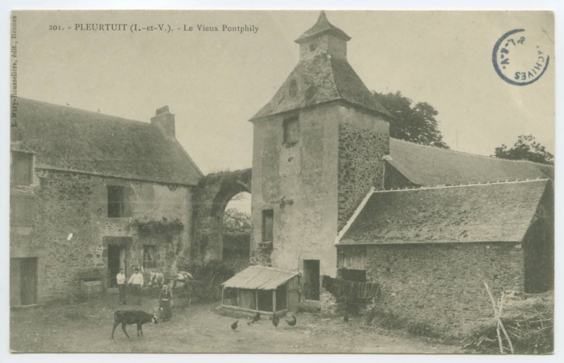 Carte postale ancienne 201. - Pleurtuit (I.-et-V.) - Le Vieux Pontphily