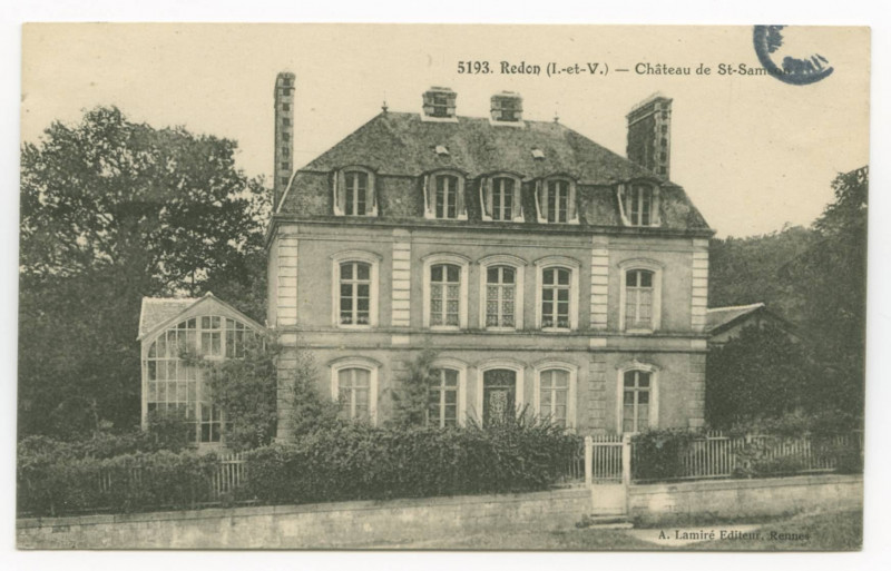 Carte postale ancienne 5193.  Redon (I.-et-V.) - Château de St-Samson