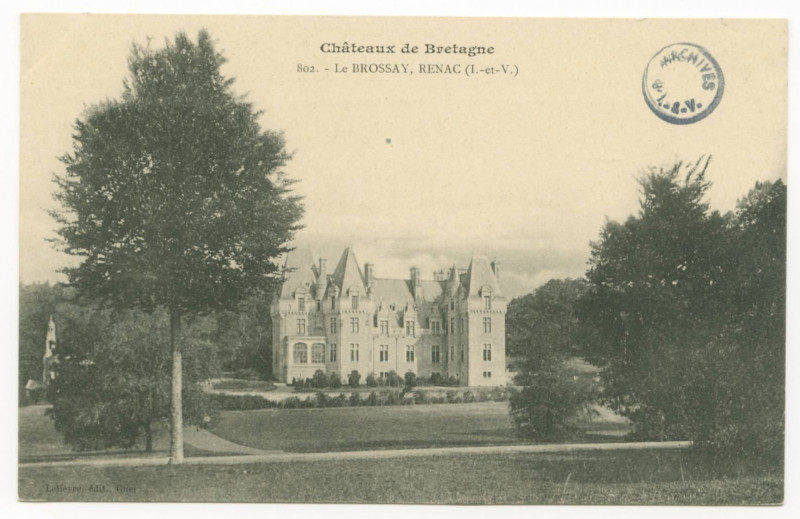 Carte postale ancienne 802.- Le BROSSAY, Renac (I.-et-V.)