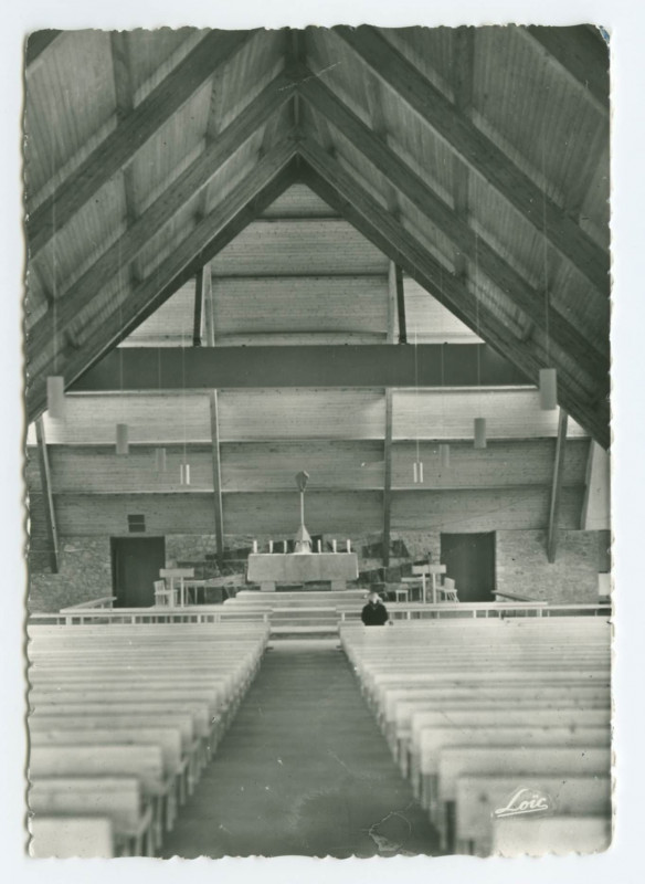 Carte postale ancienne 7895 - Rennes - Intérieur de l' Eglise Saint-Clément