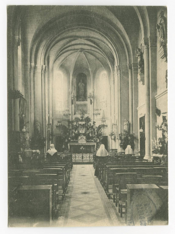 Carte postale ancienne [chapelle de la communauté de St-Laurent]