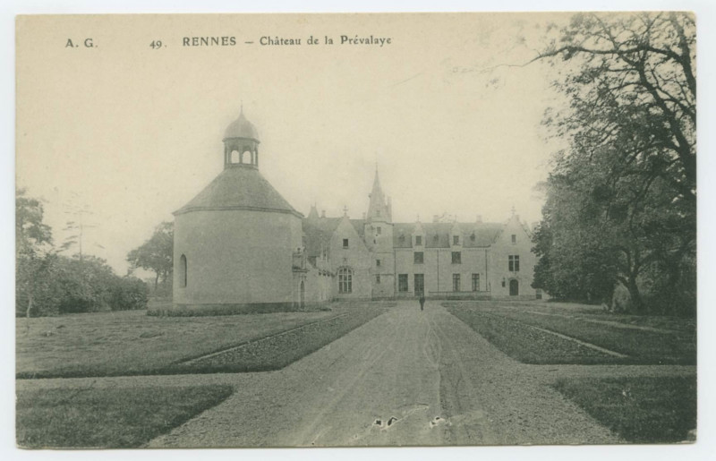 Carte postale ancienne 49. Rennes - Le Château de la Prévalaye