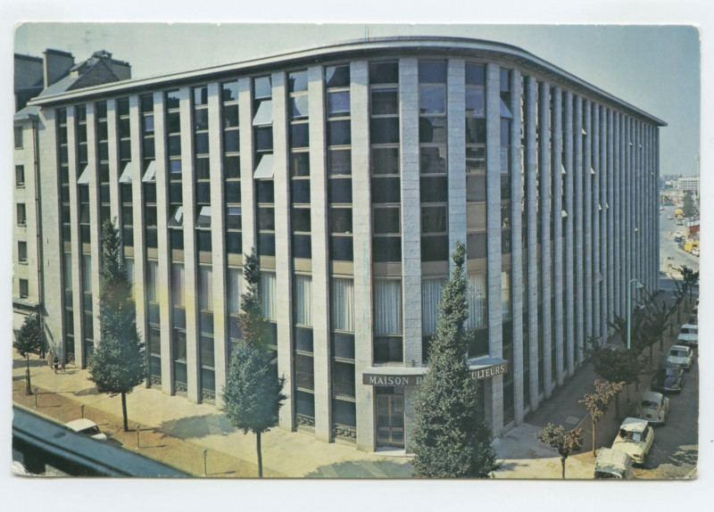 Carte postale ancienne Rennes - Maisons des agriculteurs, 22 Avenue Janvier.