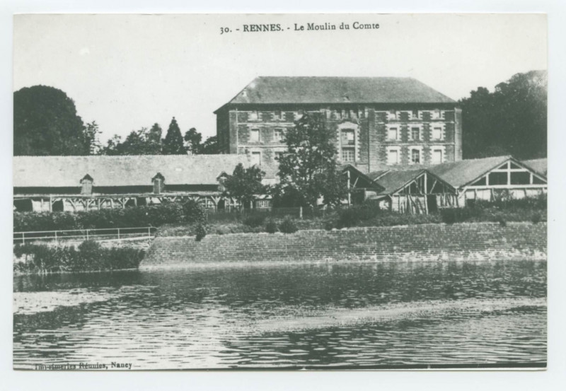 Carte postale ancienne 30. - Rennes. - Le Moulin du Comte.