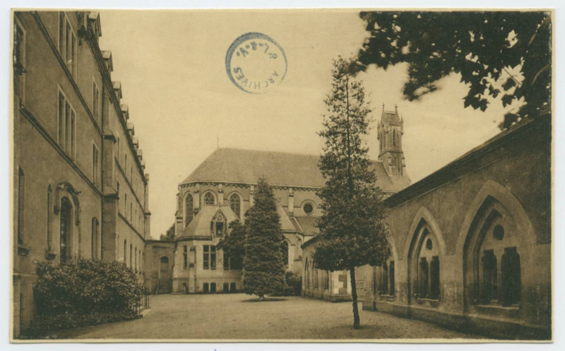 Carte postale ancienne 3. Rennes - Institution Saint-Martin Extérieur de la Chapelle