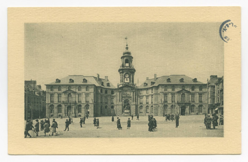 Carte postale ancienne 28. Rennes - L'Hotel De Ville