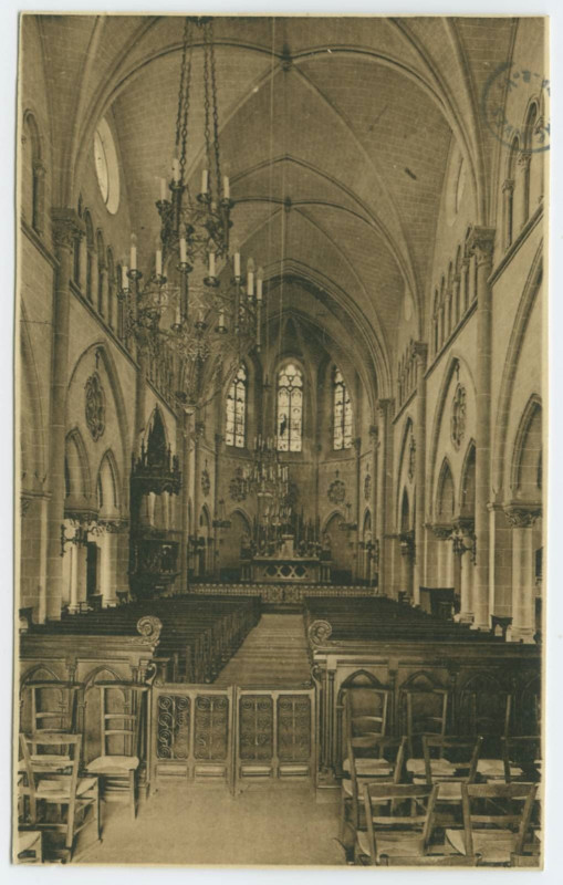 Carte postale ancienne 5. Rennes - Institution Saint-Martin Intérieur de la Chapelle