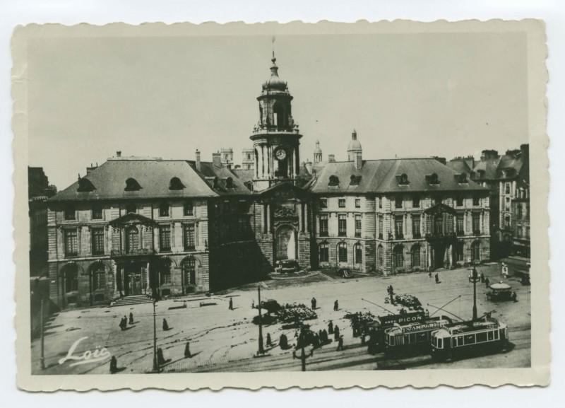 Carte postale ancienne 4419. - Rennes - L'Hotel De Ville