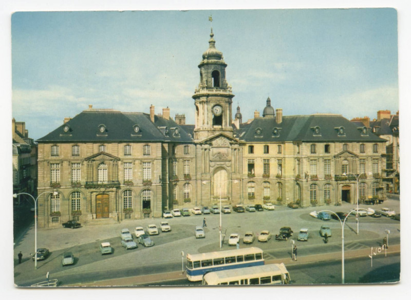 Carte postale ancienne La Bretagne - Rennes (I.- et - V.) - La Mairie