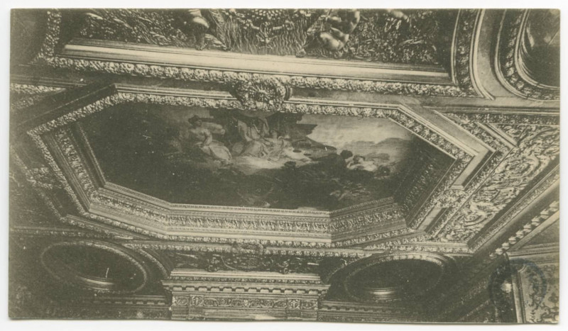 Carte postale ancienne [RENNES. - Palais de Justice. - Plafond de la 1° Chambre.]