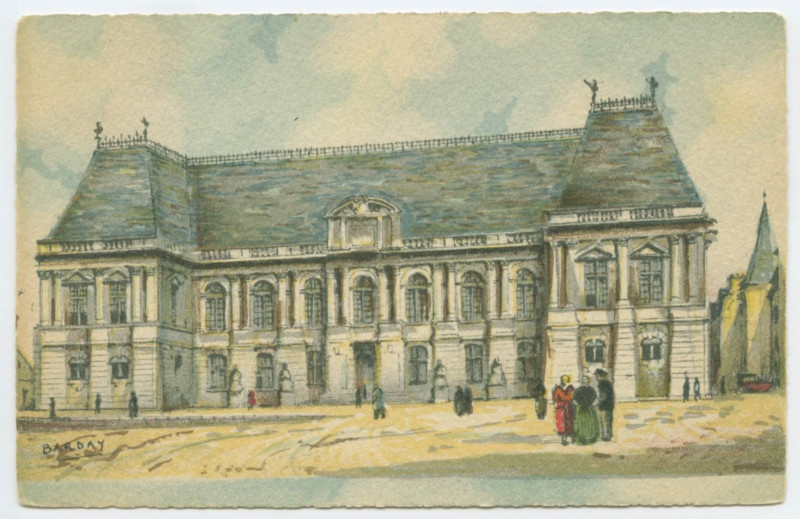 Carte postale ancienne Rennes. - Le Palais de Justice