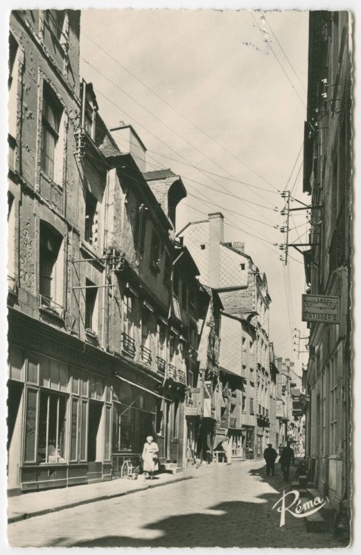 Carte postale ancienne 3206  - Rennes (I.-et-V.) La Rue Saint-Georges