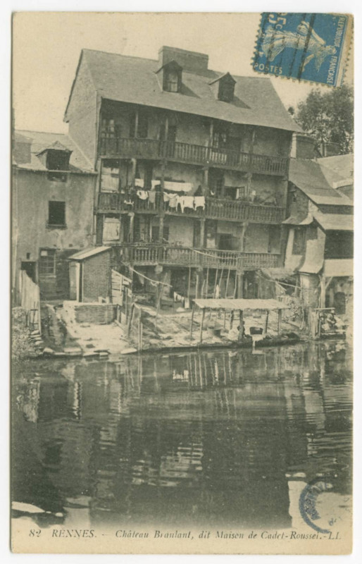Carte postale ancienne 82. Rennes. - Chateau BRANLANT, Dit Maison De Cadet-Roussel